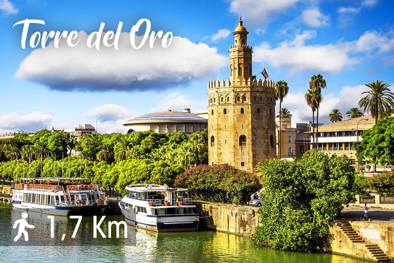 Barrio De Triana - Asturias Lejlighed Sevilla Eksteriør billede