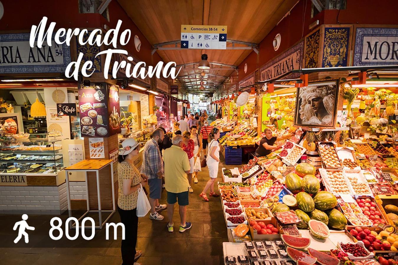 Barrio De Triana - Asturias Lejlighed Sevilla Eksteriør billede